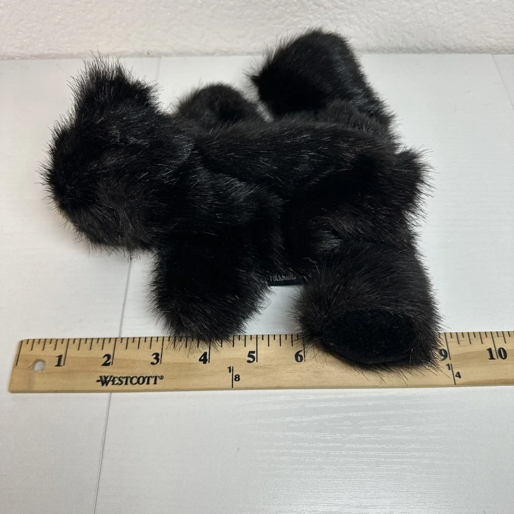 Folkmanis Baby Black Bear Plush Hand Puppet 9